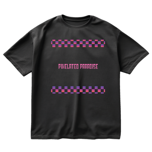 pixelated paradise tee