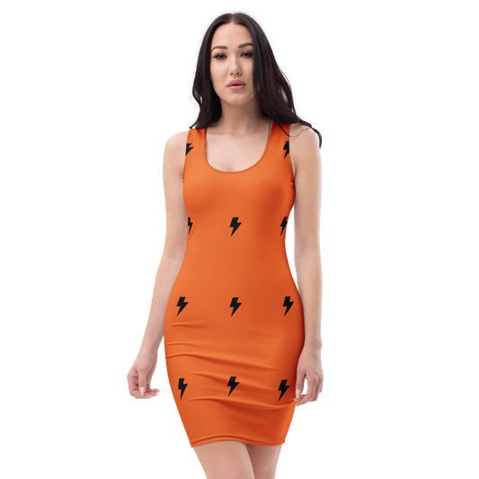 Bodycon Bolts Dress