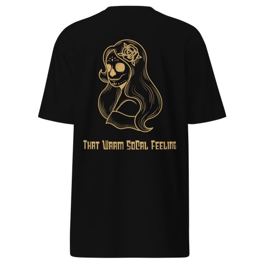 Gold Day Of The Dead Girl Tee